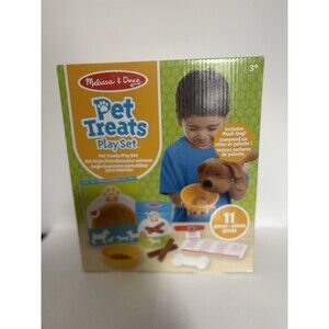 Melissa And Doug Pet Treats Playset With Plush Dog And Accessories- NEW